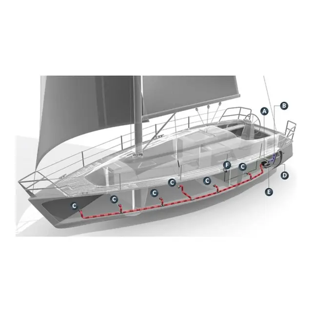 AUTOTERM 4 KW Air båtpakke 12 Volt Børsteløs viftemotor europeisk varmer 