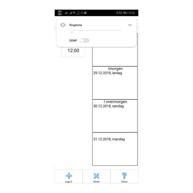 AUTOTERM 4G modem m/APP styring Styre din Autoterm fra mobilen 