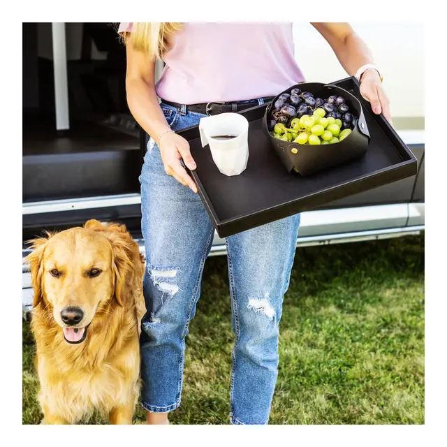 SILWY Magnetic Kaffekrus To-Go (plast) m/lokk og Stick-on magnetpad 