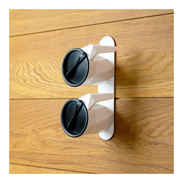 SILWY Magnetic Kaffekrus To-Go (plast) m/lokk og Stick-on magnetpad 