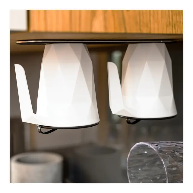 SILWY Magnetic Kaffekrus To-Go (plast) m/lokk og Stick-on magnetpad 