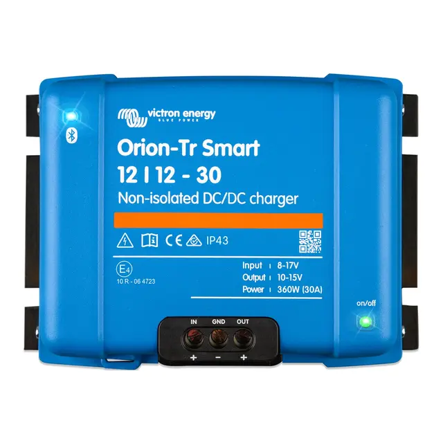 VICTRON  Orion TR Smart DC-DC Lader 12>12V - 30A - ikke isolert 