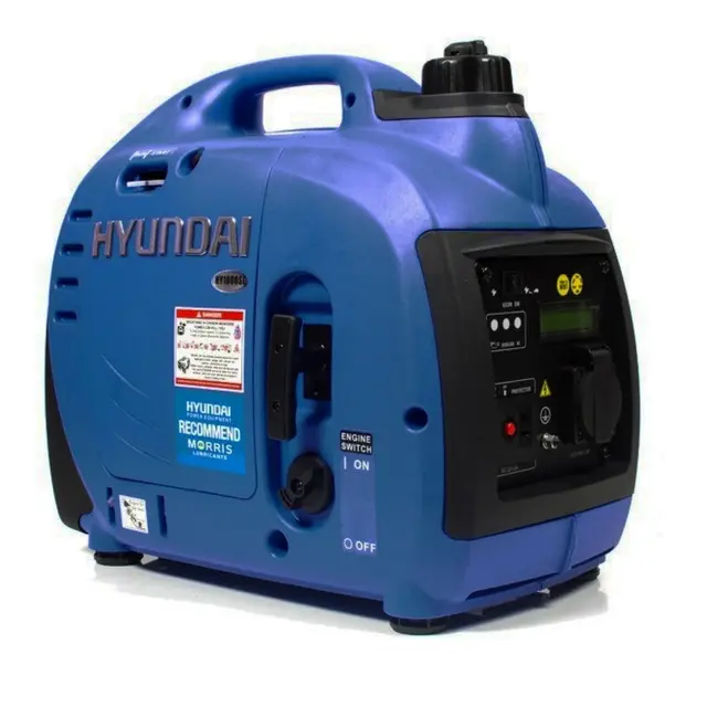 HYUNDAI HY1000Si Inverter Aggregat 1000W bensin - 230V - 451x242x379mm - LCD 