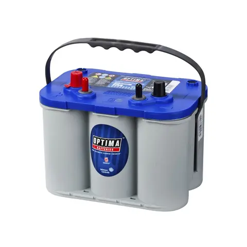 OPTIMA AGM Blue Top 12V 55Ah 765CCA 254x175x200mm +venstre 8016-253