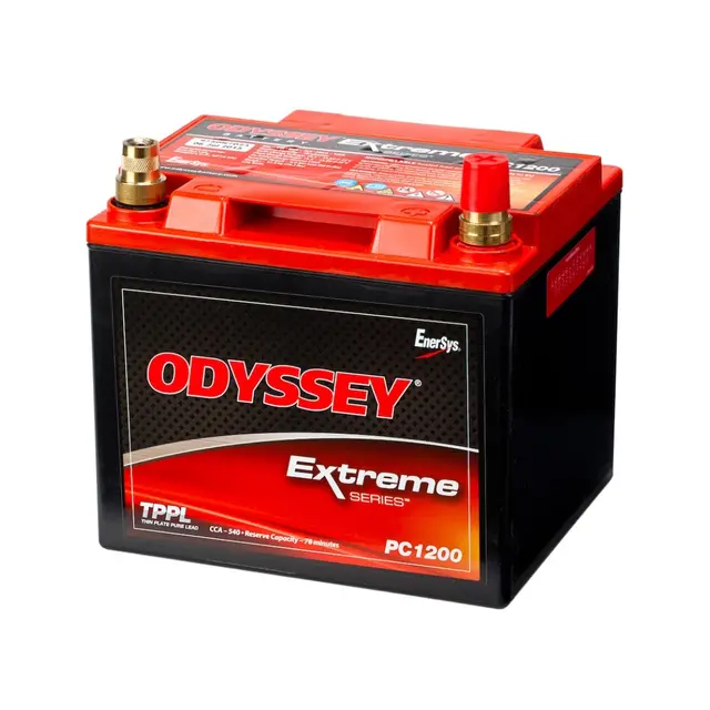 ODYSSEY Pc1200 AGM Batteri 12V 42ah 540cca (198x166x163mm) +høyre 