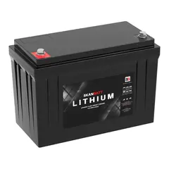 SKANBATT  BT Lithium Batteri 12V 100AH Bluetooth 150A BMS -5&#229;rs garanti