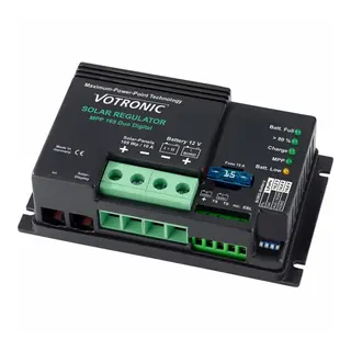 VOTRONIC Duo Rig Solcelleregulator 11,8A 2 kanaler - MPPT Teknologi