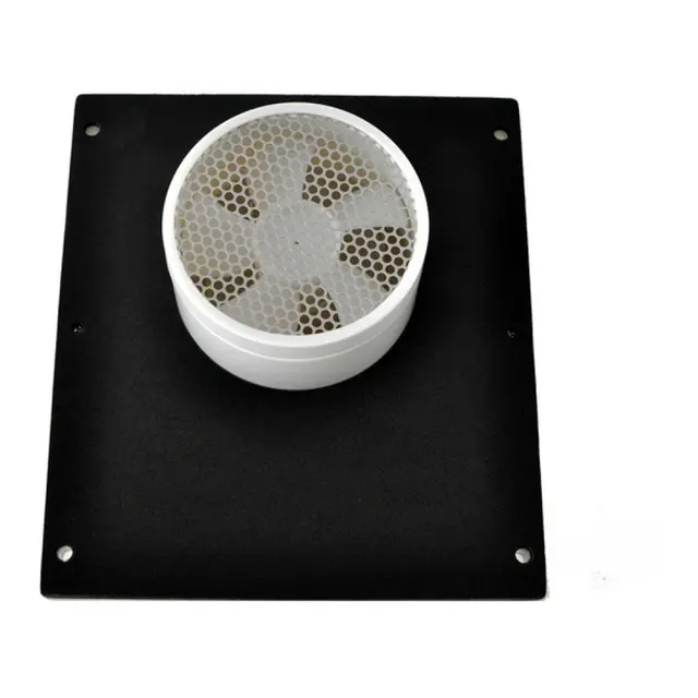 WATTSTUNDE Solcelleventilator Veggmodell Hvit - 21 x 24x 19 cm 