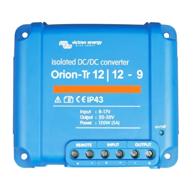 VICTRON Orion TR Omformer DC-DC 12>12V 9A (Galvanisk isolert) 