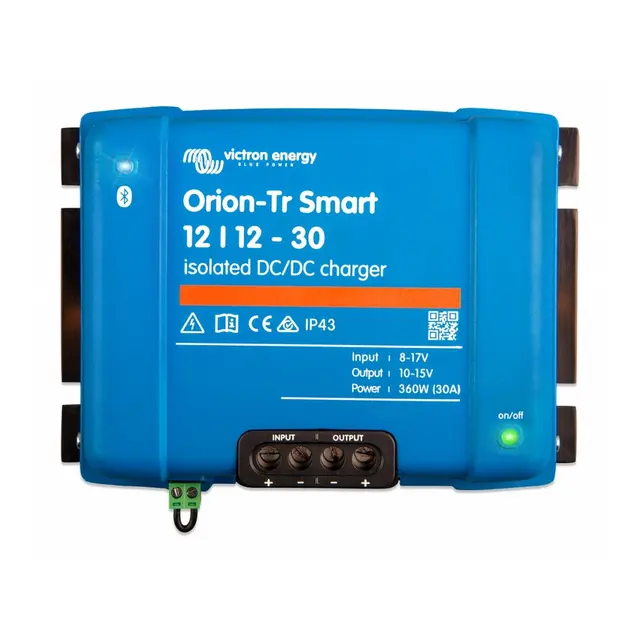 VICTRON  Orion TR Smart DC-DC Lader 12>12V - 30A - galvanisk isolert 