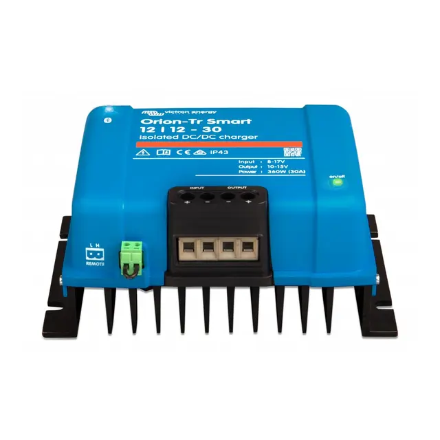 VICTRON  Orion TR Smart DC-DC Lader 12>12V - 30A - galvanisk isolert 