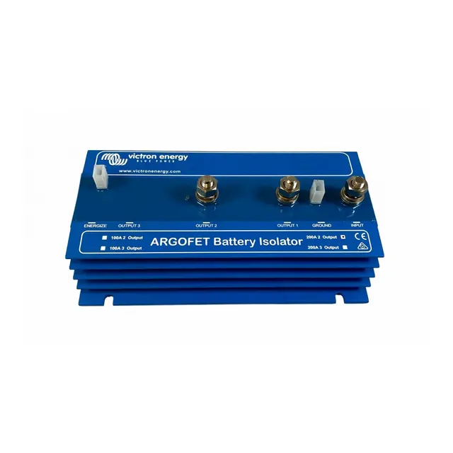 VICTRON Argofet 200-2 Skillerele 200A til 2-batterier - 200x120x65mm 
