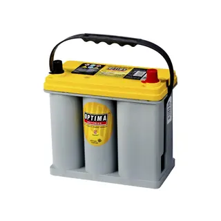 OPTIMA AGM Yellow Top 12V 38ah 460cca 237x129x227mm +h&#248;yre 8073-176