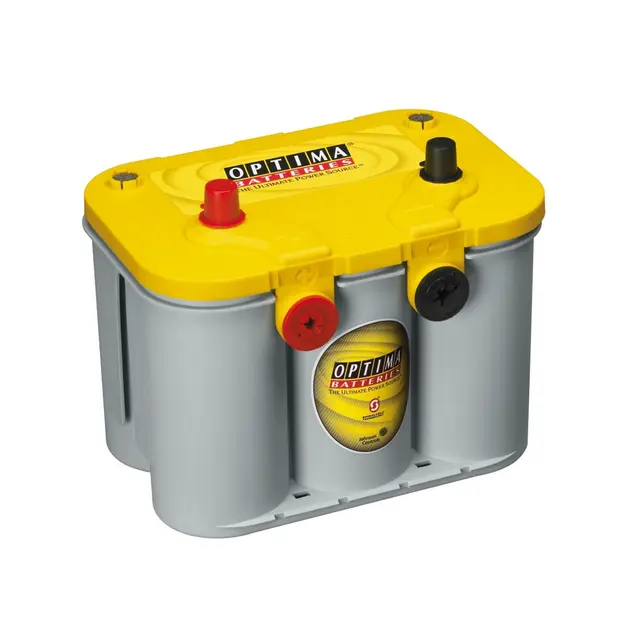 OPTIMA AGM Yellow Top 12V 55ah 765cca (255x174x205mm) +venstre 8014-254 