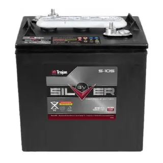 TROJAN Deep Cycle Traksjons 6V 215ah Silver (262x181x283mm) +diagonalt