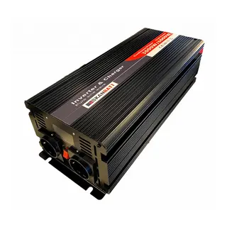 SKANBATT Inverter 12V 3000w Ren Sinus Nettprioritering, Tr&#229;dl&#248;s Fjernkontroll