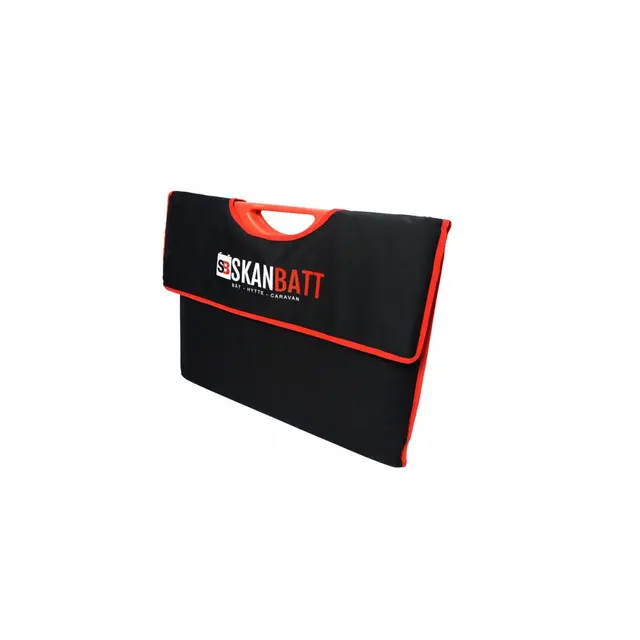 SKANBATT Sammenleggbart Solcellepanel 60W - m/USB kontakter - uten regulator 