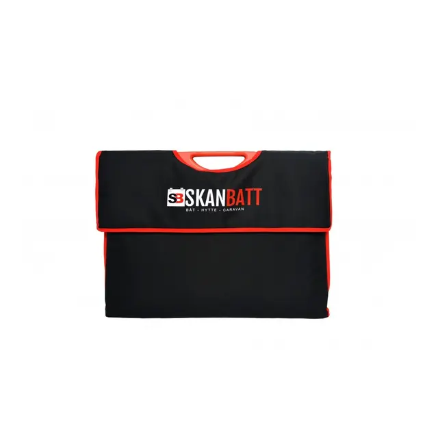 SKANBATT Sammenleggbart Solcellepanel 60W - m/USB kontakter - uten regulator 