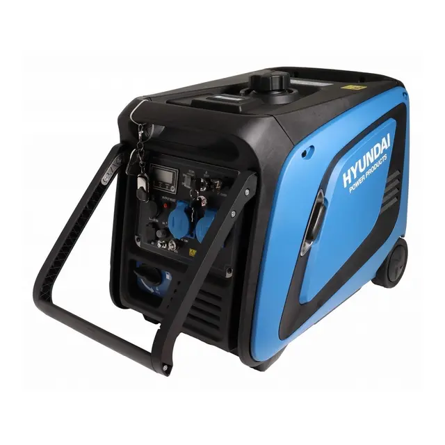 HYUNDAI HY3900 Inverter Aggregat 3900w Elektrisk start og Fjernkontroll - ATS 