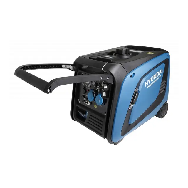 HYUNDAI HY3900 Inverter Aggregat 3900w Elektrisk start og Fjernkontroll - ATS 