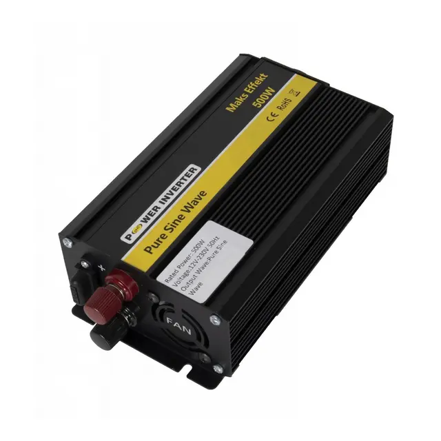 SKANBATT POWER Inverter 12V 500W Ren Sinus 