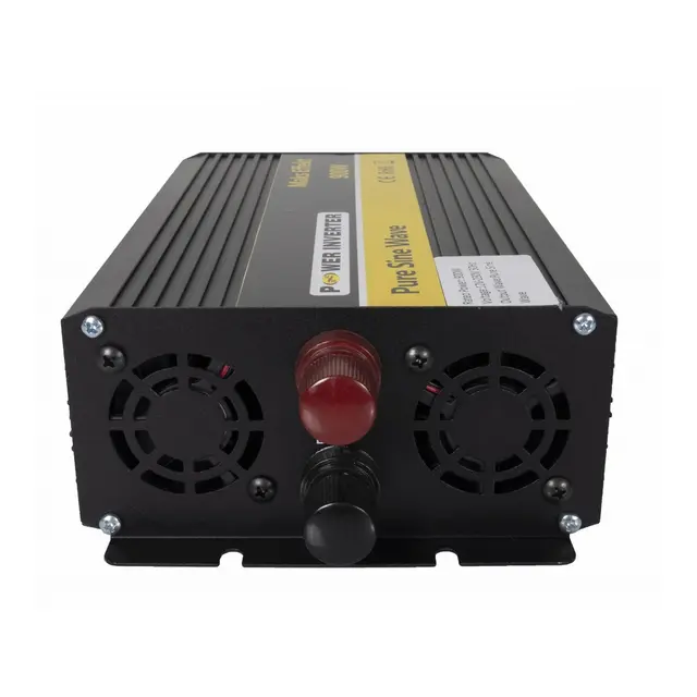 SKANBATT POWER Inverter 900W - 12V Ren Sinus - med fjernkontroll 