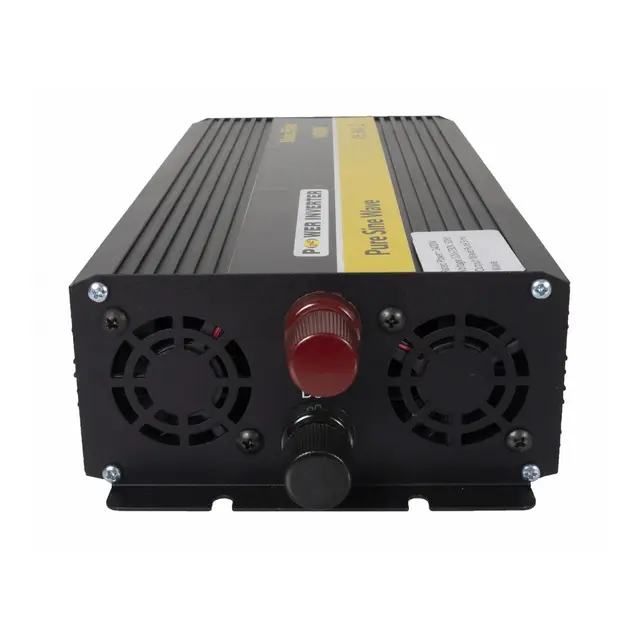 Power Inverter 12V 1400w Ren Sinus - m/fjernkontroll 