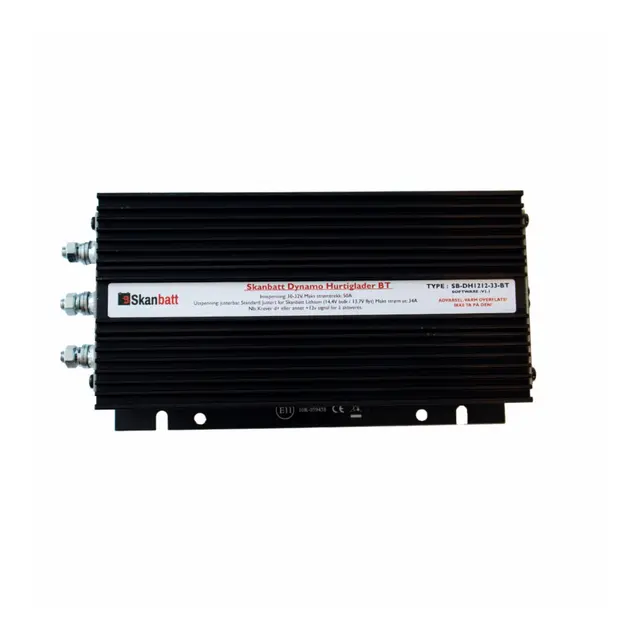 SKANBATT 35A Dynamo Hurtiglader DC/DC M/blåtann - Dcdc for alle båter/ bobiler 