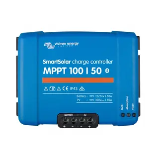 VICTRON  SmartSolar MPPT 100/50 12/24V - m/bluetooth - 50A