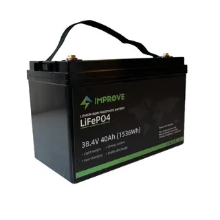IMPROVE Lithium Batteri 36V 40Ah (LiFePO4) BMS 40A