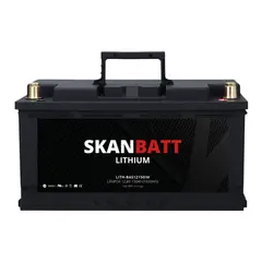 SKANBATT Lithium Batteri 12V 150ah 150A BMS -  M&#229;l: 352x174x190mm