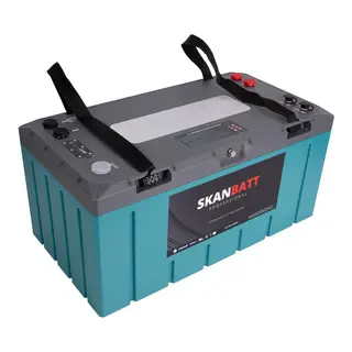SKANBATT Lithium Professional IP67 12V 300Ah 300A  BMS 8-&#229;rs garanti!