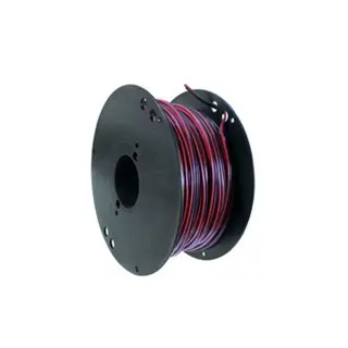 Batterikabel fortinnet 2x4mm2 r&#248;d/sort - 5m rull