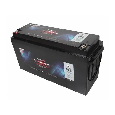 SKANBATT  Lithium HEAT PRO 12V 200AH CAN Bus  600A (3s) - (900A Peak)