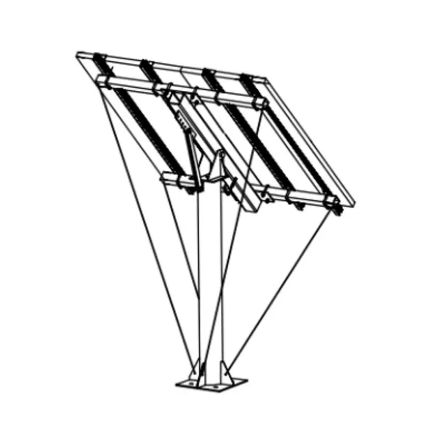 WATTSTUNDE Bakkestativ til solcelle. 2x300/350W 