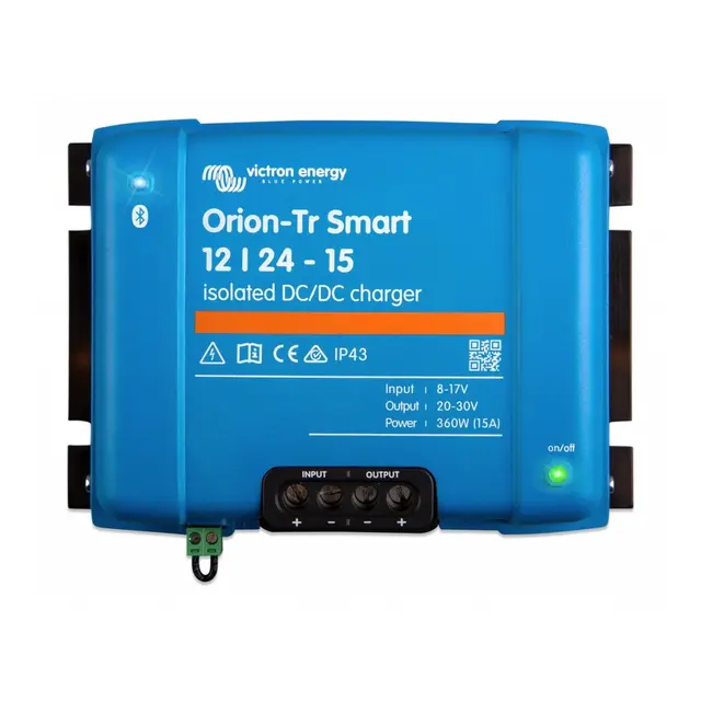 VICTRON Orion TR Smart DC-DC Lader 12>24V 15A (Galvanisk isolert) 