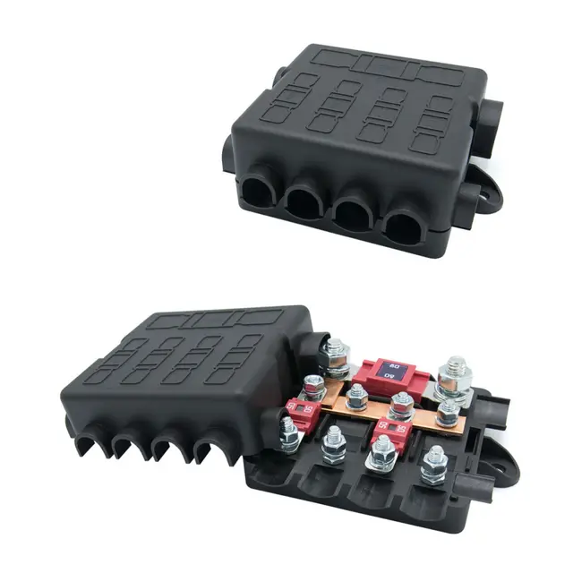 Sikringsholder til Midi sikringer 4-pos og 1-pos Mega 