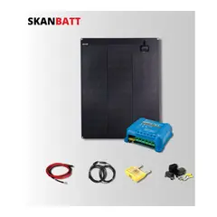 SKANBATT Solcellepakke - 100w Flex / Victron Mppt 10A