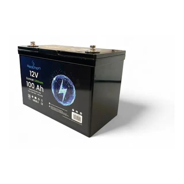 SEATHON EcoVolt Lithium batteri 100 Ah 12V - 100A BMS 