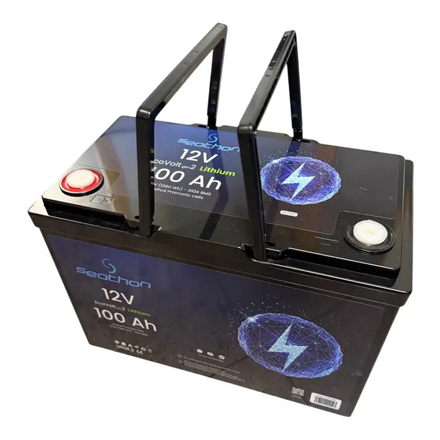 SEATHON EcoVolt g2 Lithium batteri 100Ah 12V - 100A BMS - LiFePO4 