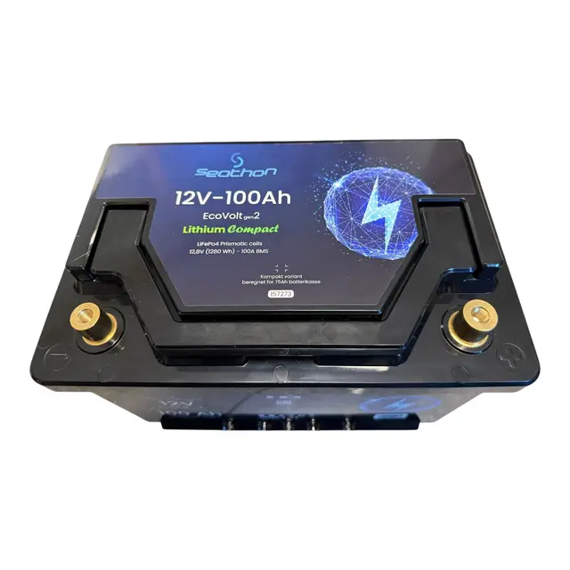 SEATHON EcoVolt g2 Compact Lithium 100Ah 12V - 100A BMS - LiFePO4 