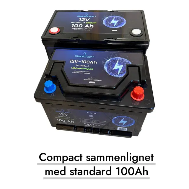 SEATHON EcoVolt g2 Compact Lithium 100Ah 12V - 100A BMS - LiFePO4 