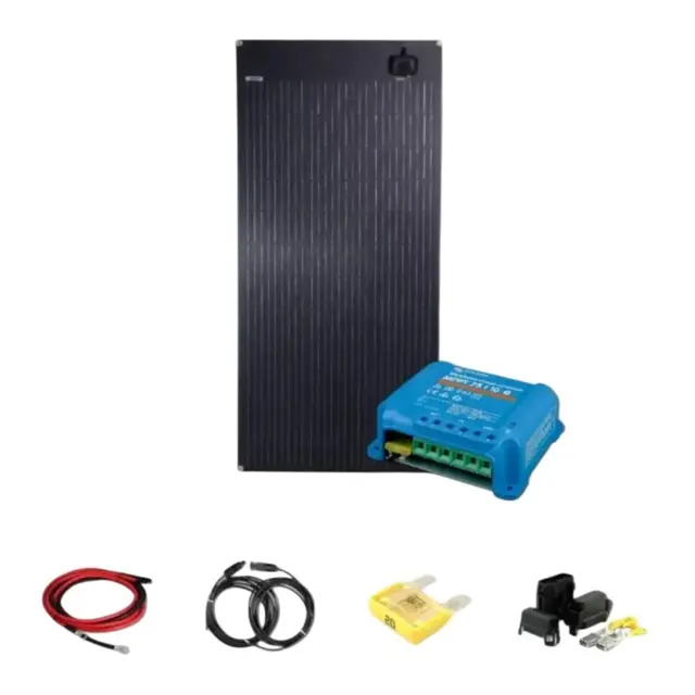 SKANBATT Solcellepakke - 110W Flex Victron MPPT PT - 10A 