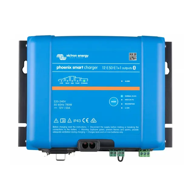 VICTRON  Phoenix Smart IP43 Batterilader 12V - 50A - 1+1 kanaler 