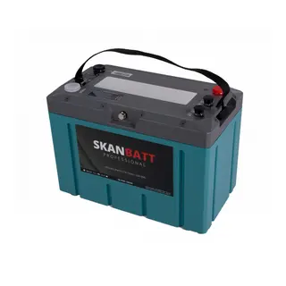 SKANBATT Lithium Professional IP67 12V 100Ah 150A BMS 8-&#229;rs garanti!