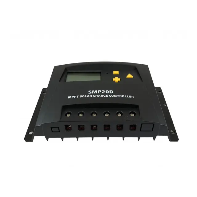 SKANBATT  MPPT Solcelleregulator 20A SMP20D - 12/24V m/ display 