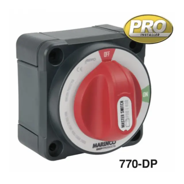 BEP MARINE Batteri Hovedbryter - 400a DualPole EZ-Mount 