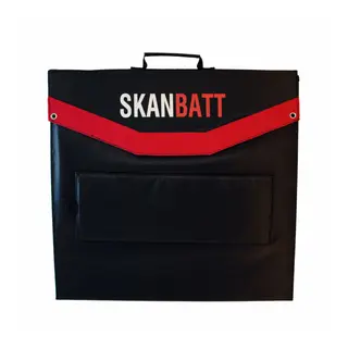 SKANBATT Solcellepanel Pakke Portabelt 180W - 1650x580mm - 10A PWM regulator
