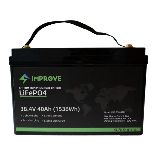 IMPROVE Lithium Batteri 36V 40Ah (LiFePO4) BMS 40A 
