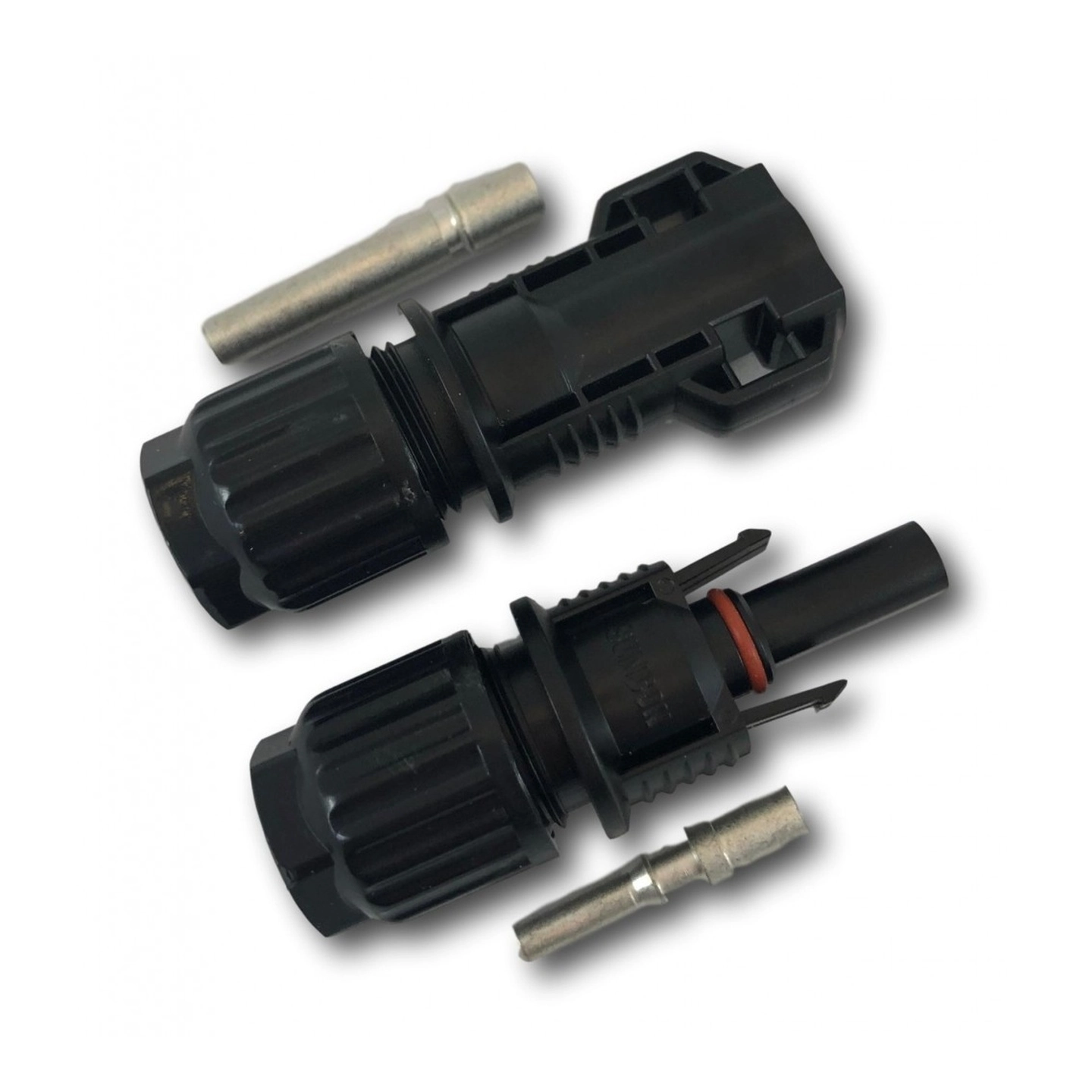 Kontakt til solcellepanel (par) MC4 for 10mm2 kabel